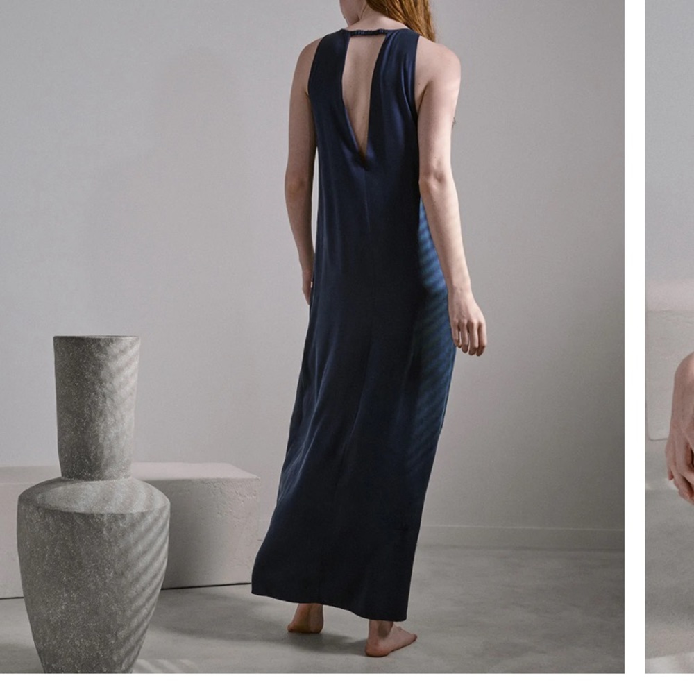 NWOT Lunya Washable Silk Racer Dress